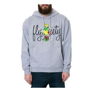Fly Society Mens The For The Birds Hoodie Sweatshirt, NWT